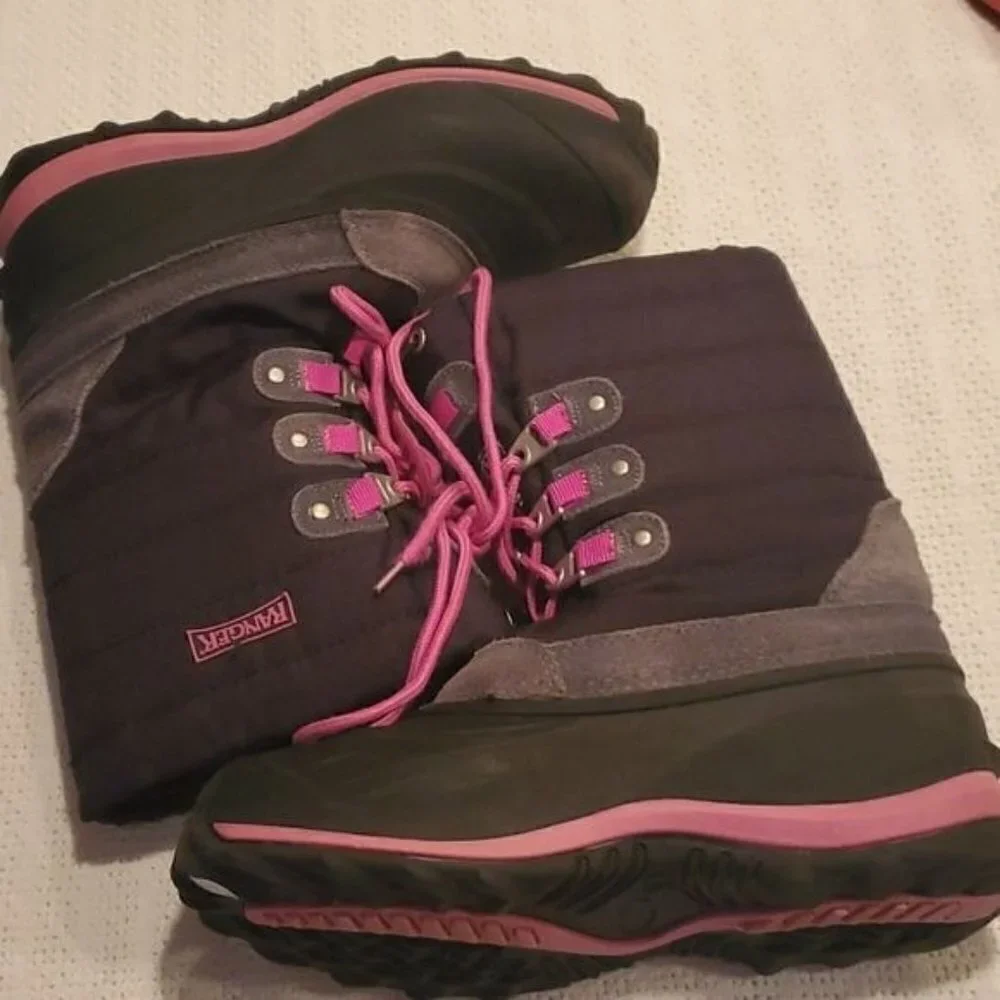 Ranger Tundra‎ Thermolite Insulated Lace-up, Cinchable Sz. 9 Winter Boots - Picture 3 of 11